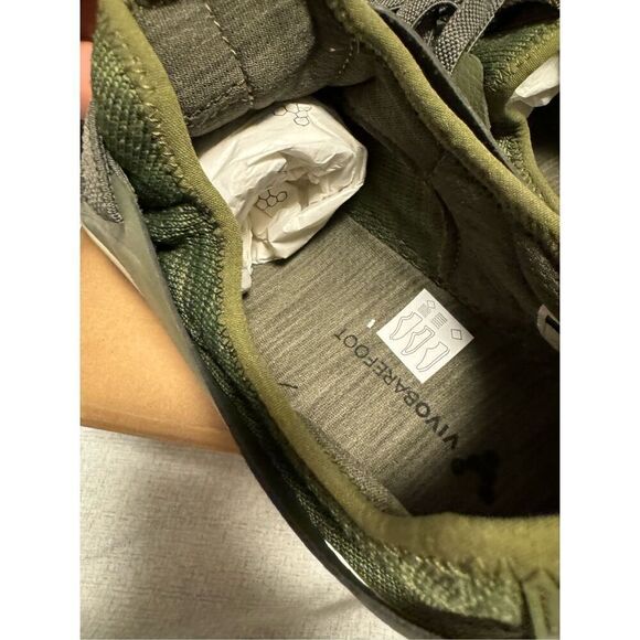 VivoBarefoot size 42 10.5 women’s Kanna L olive mesh synthetic barefoot olive gr - Picture 5 of 14